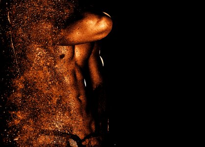 Erotic male model