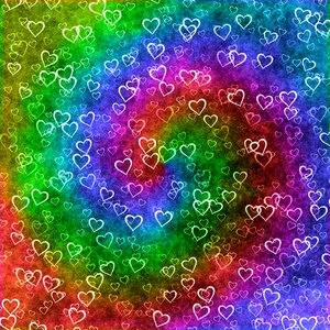 Texture scrapbook heart