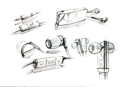 Portable pencil painting