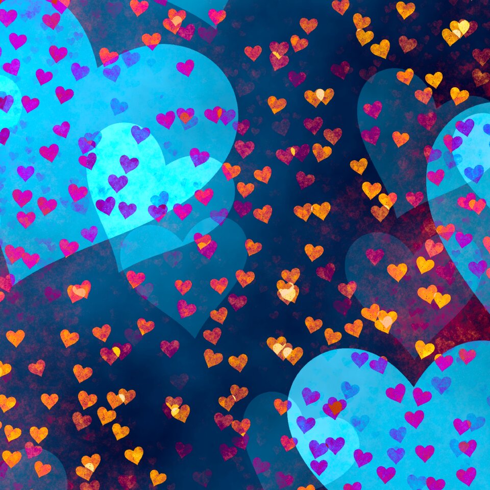 Texture scrapbook heart