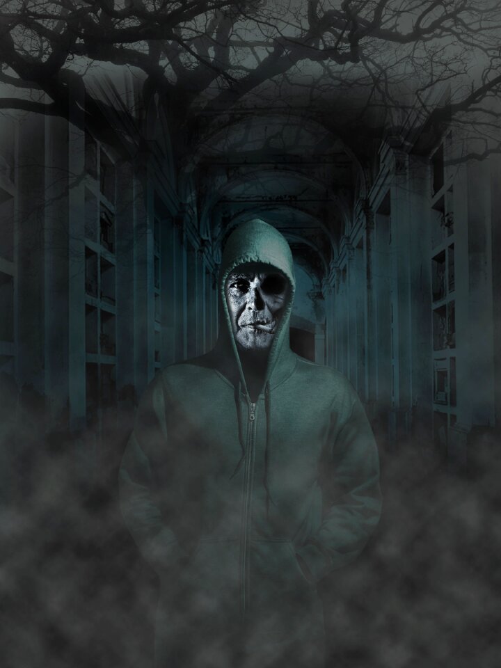 Male dark street