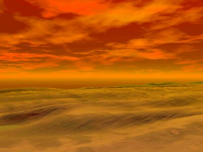 Sahara wide dune