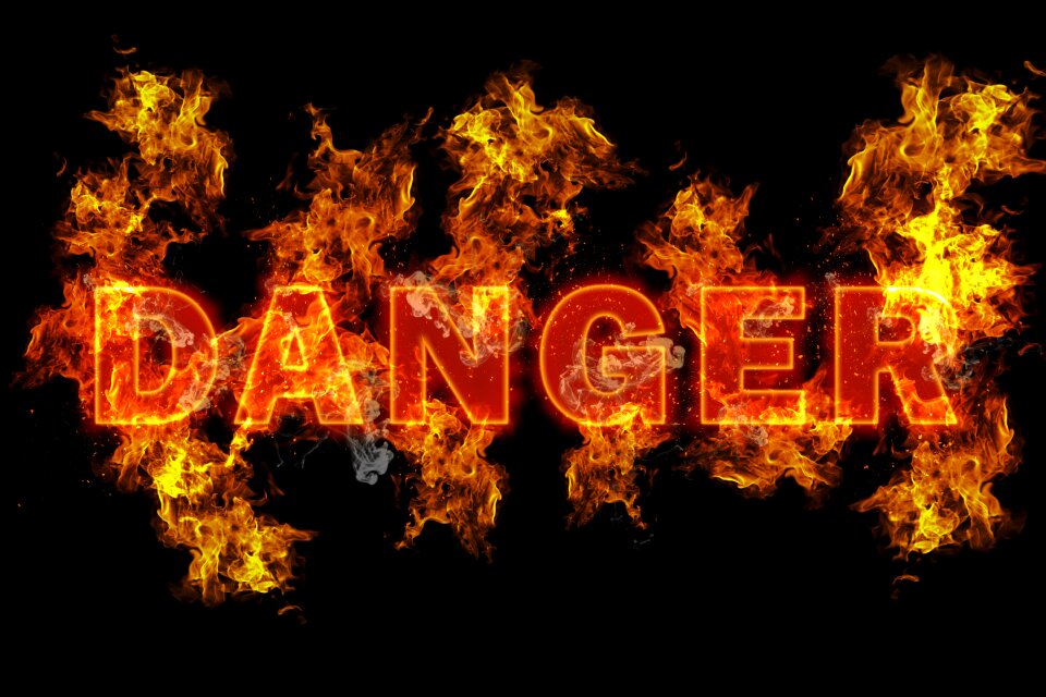 Risk dangerous sign