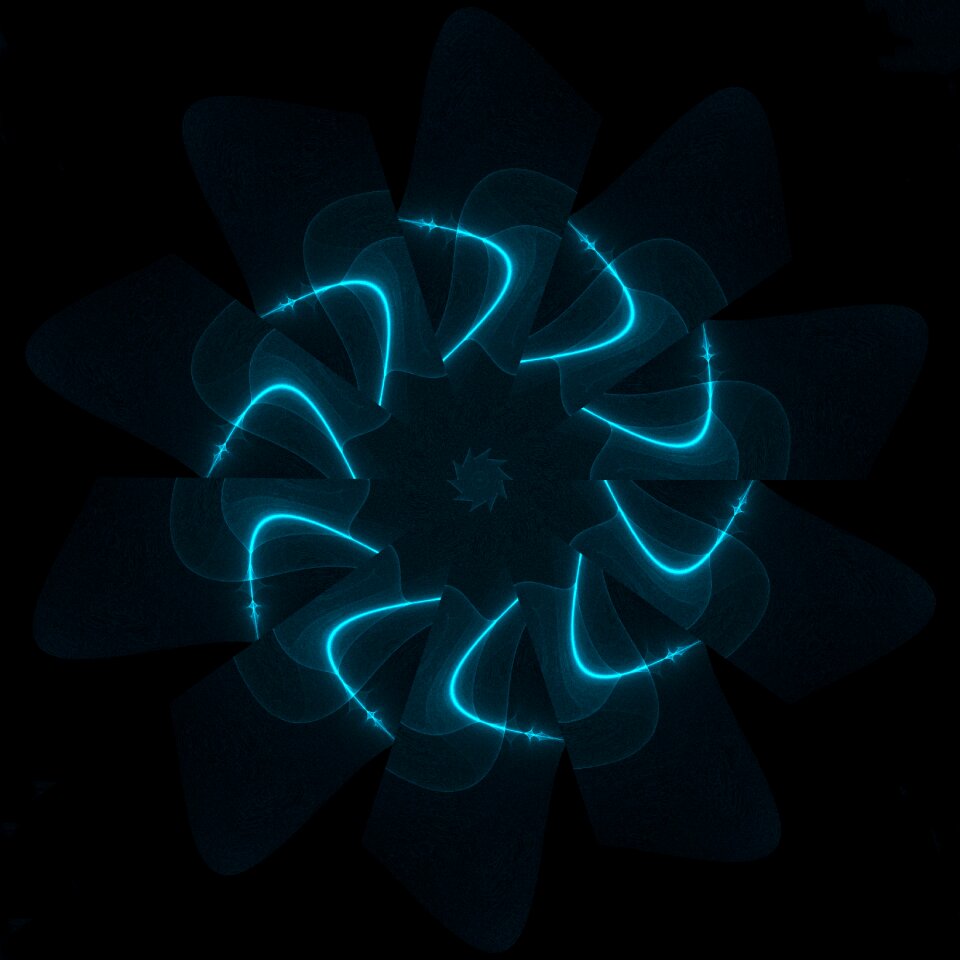 Spiral glow page