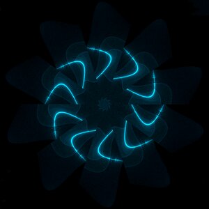 Spiral glow page
