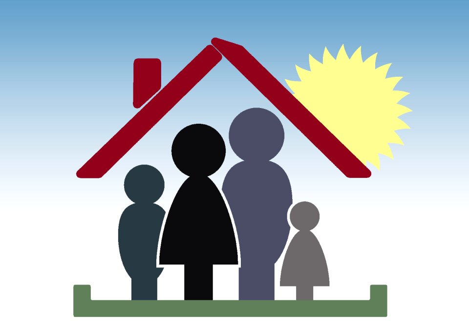 Child girl house