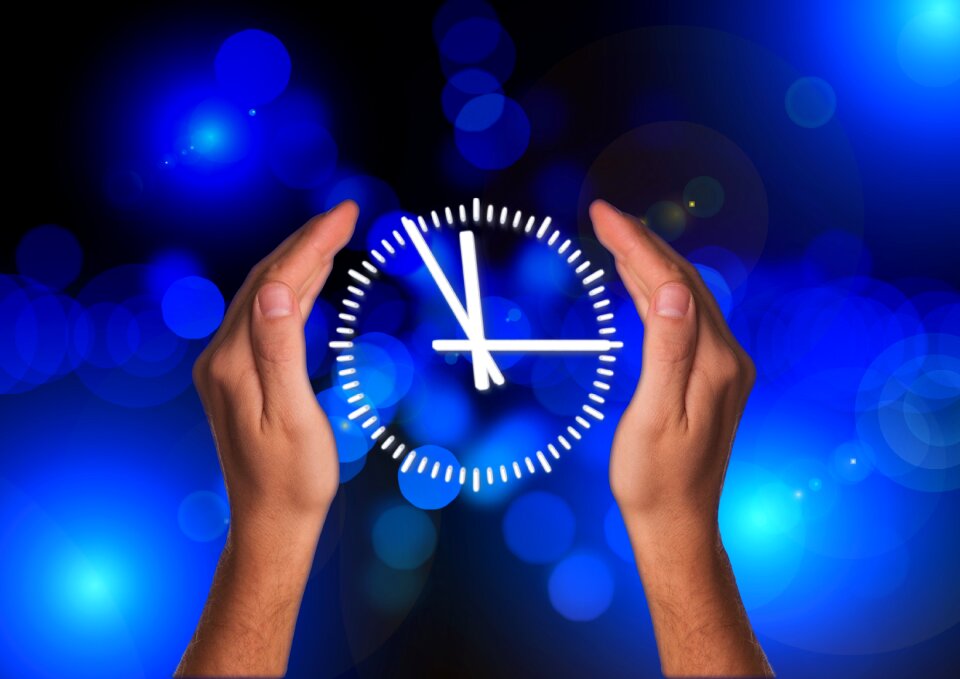 Time trace shortly before nearly