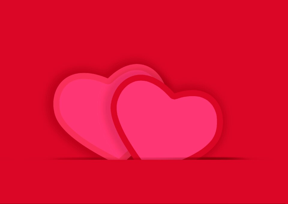Romance greeting card background