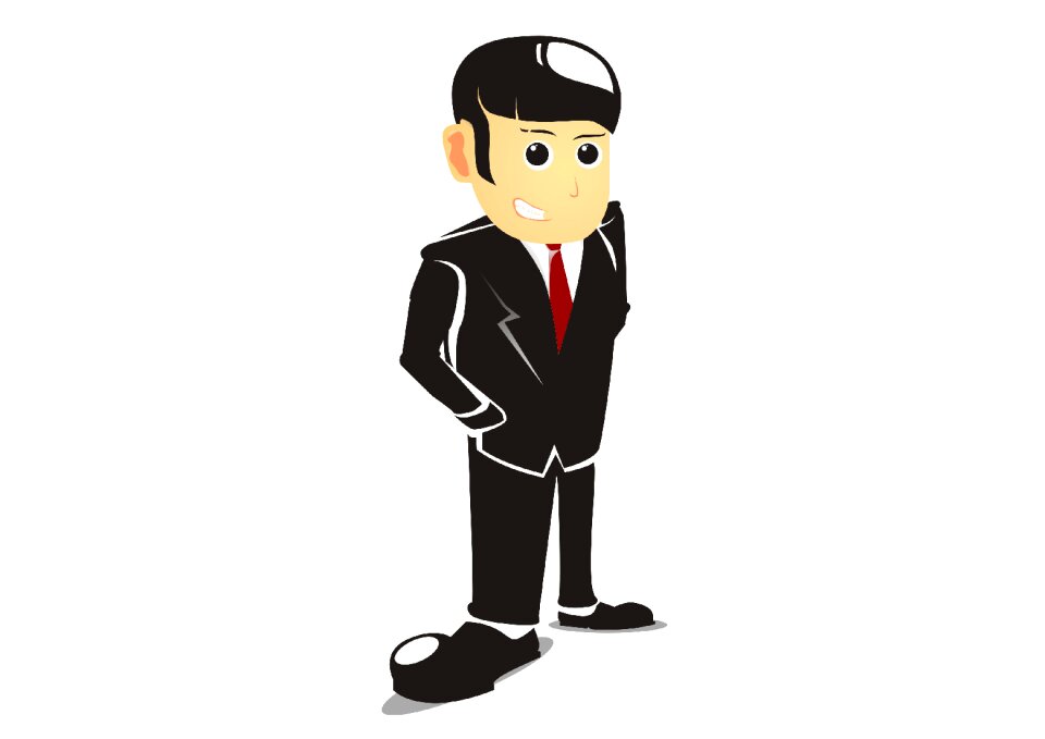 Suit job interview Free illustrations