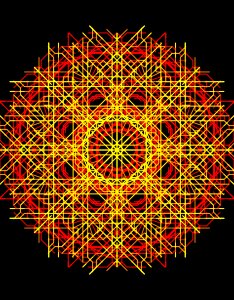 Colorful multi colored circle