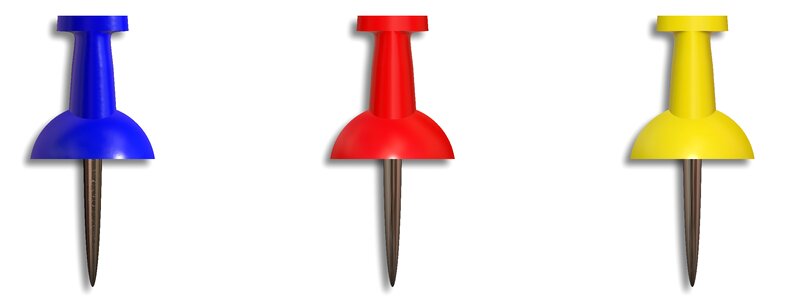 Pushpin thumb-tack Free illustrations
