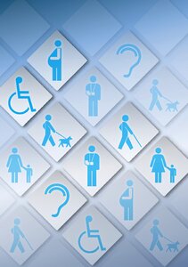 Disability architectural barriers Free illustrations