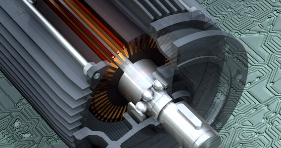 Motor section copper runner