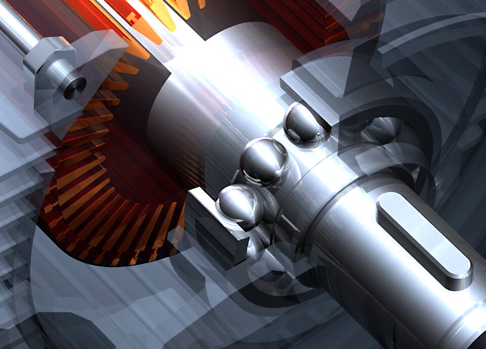 Ball bearings motor section
