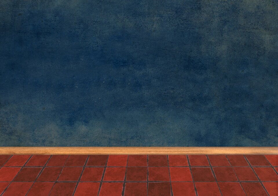Ground tiles red