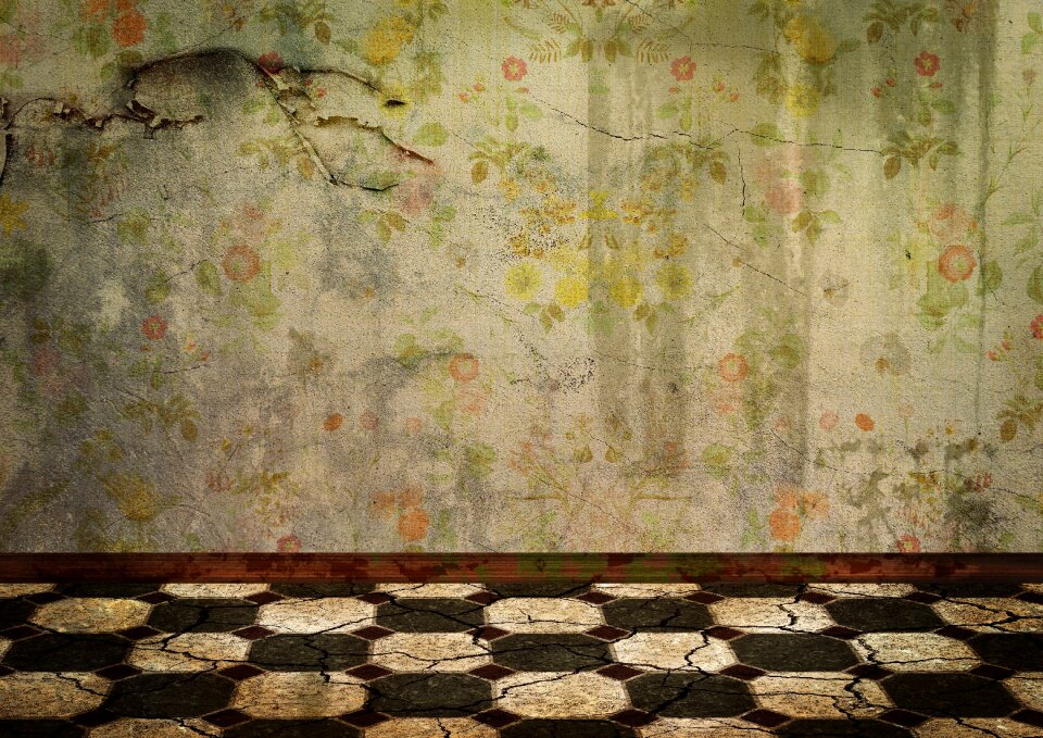 Ground tiles white