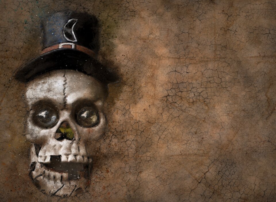 Texture death skeleton