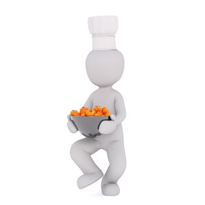 Tomatoes bowl cooking