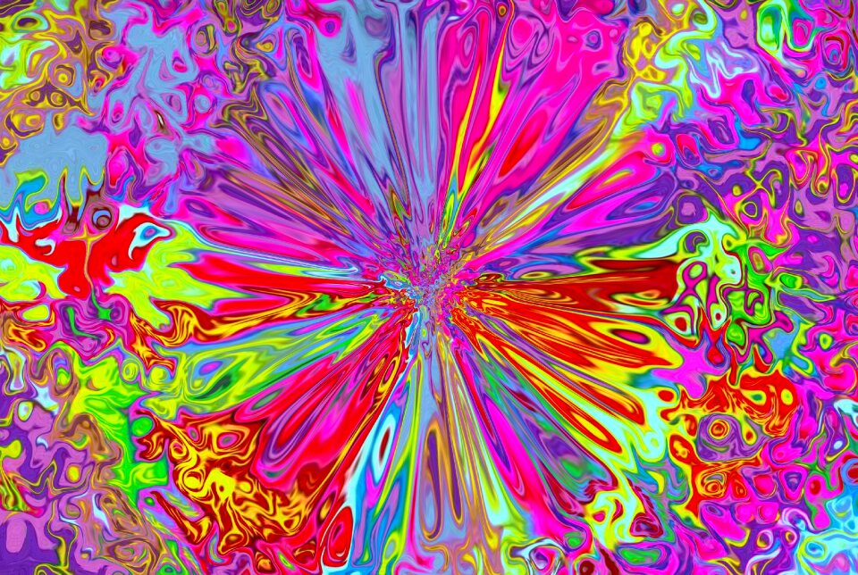 Deco colorful structure