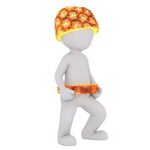 Vegan pineapple white male