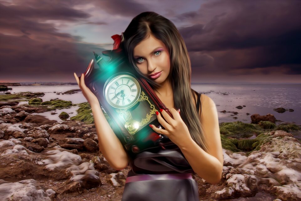 Model portrait fantasy