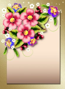 Paper congratulation easter