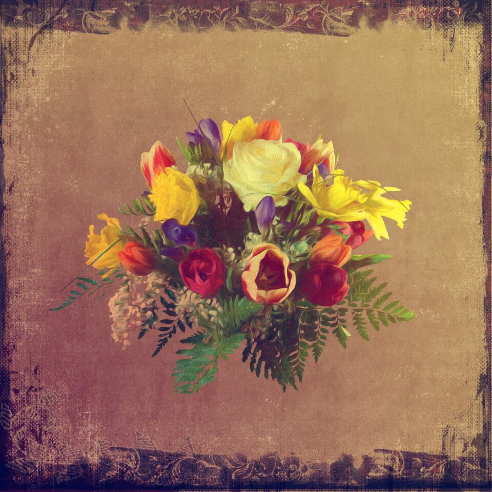Artwork creative flowers