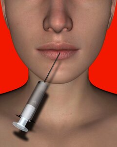 Botox spray on beauty