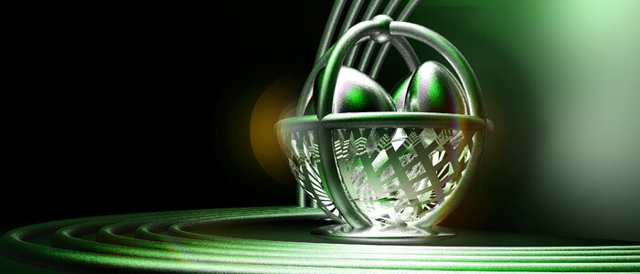 Basket egg Free illustrations