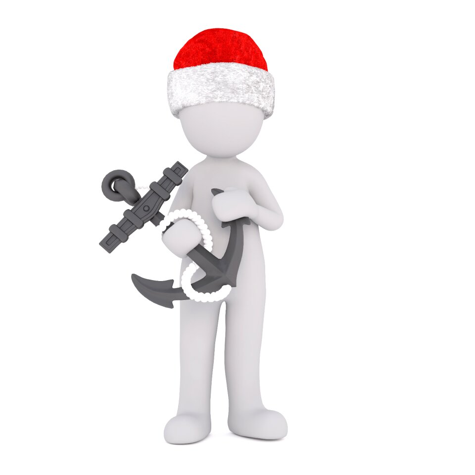 Christmas santa hat full body