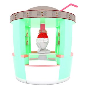 Christmas santa hat full body