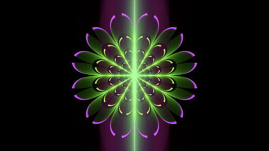 Pattern fantasy violet