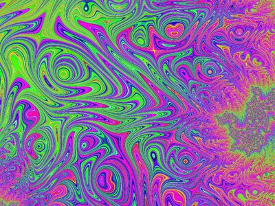 Purple pink puddle