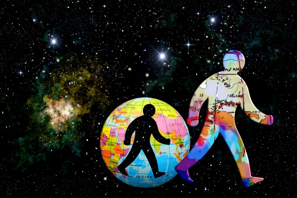 Galaxy cosmos planet