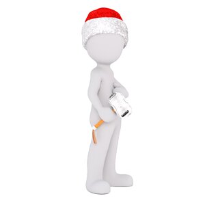 3d santa hat christmas santa hat