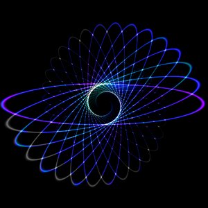 Spiral glow page