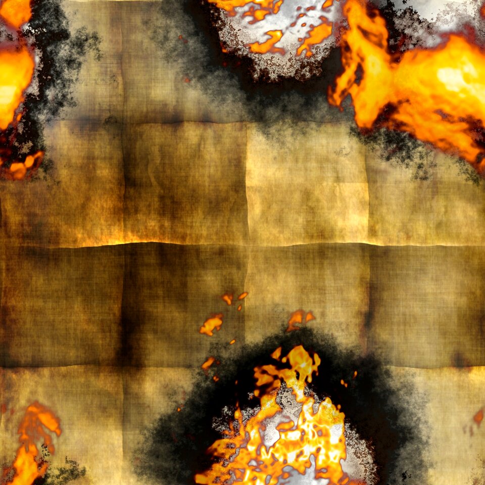 Background burning flames