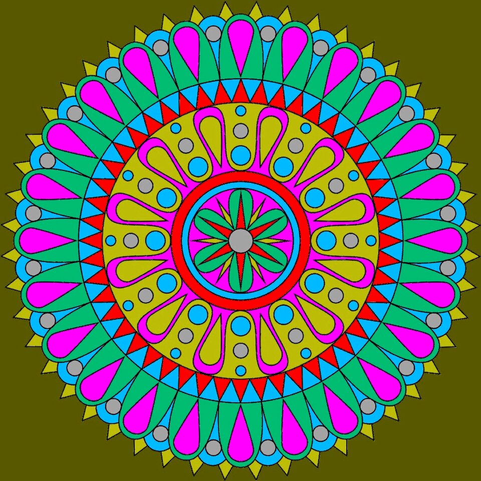 Digital symbol circle