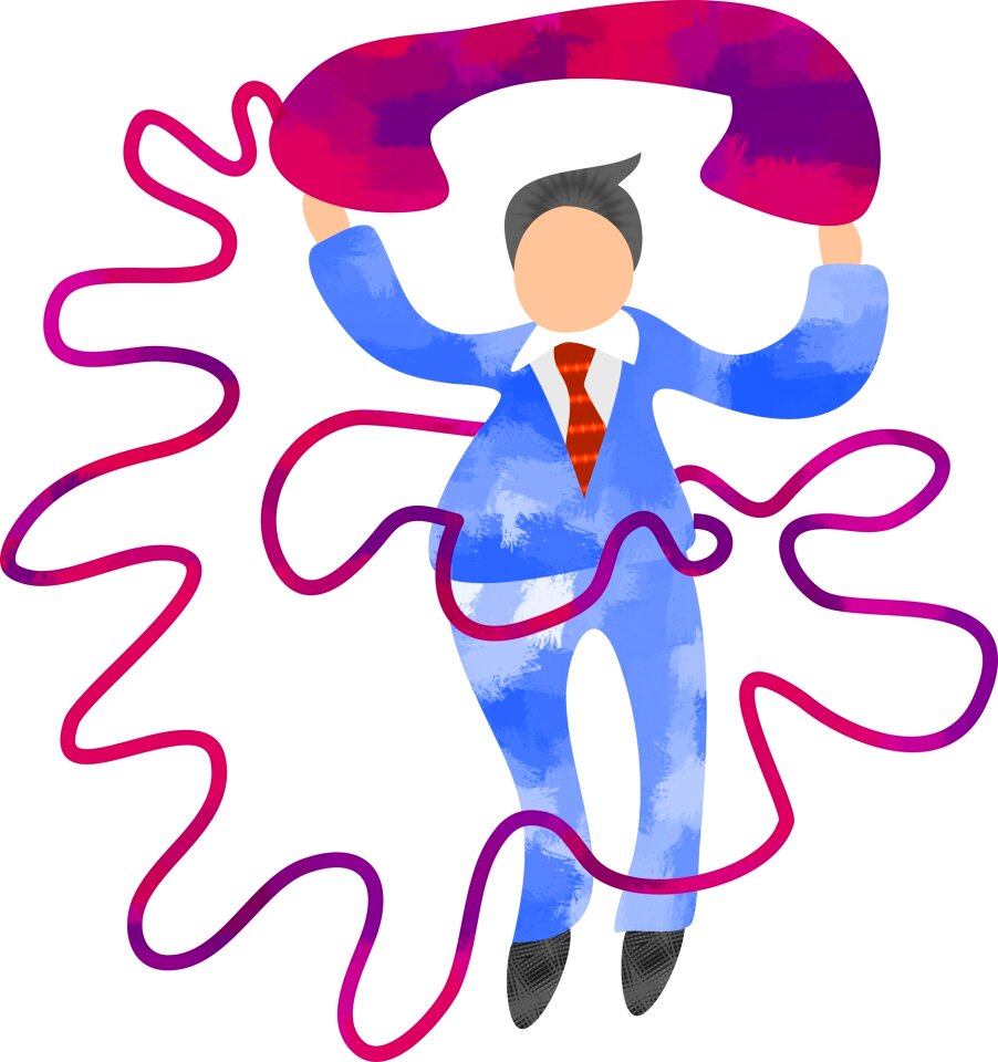 Cartoon man male