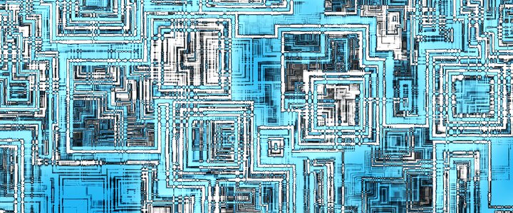 Electronics computer blue computer