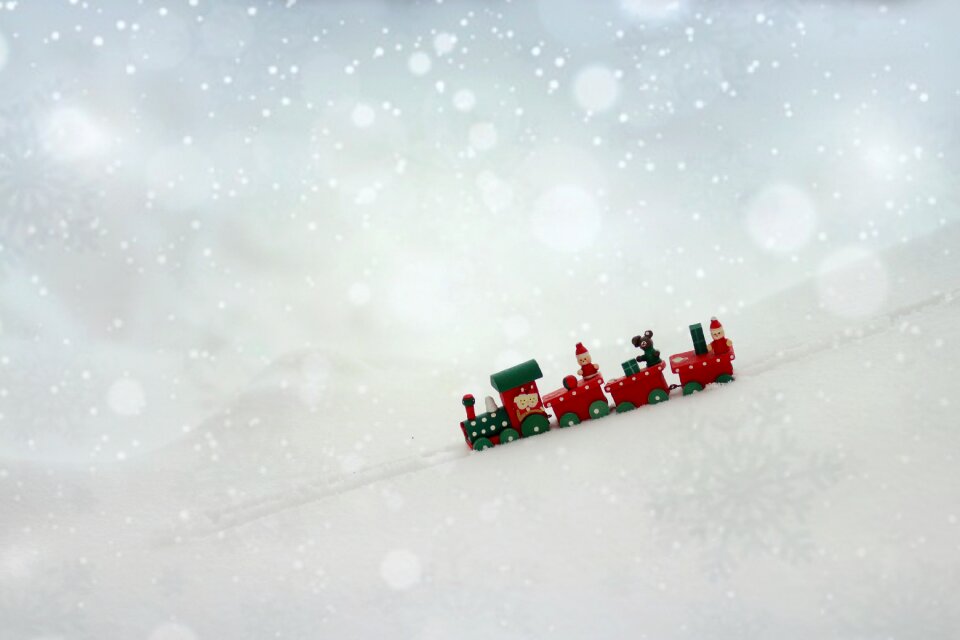 Christmas snow toy