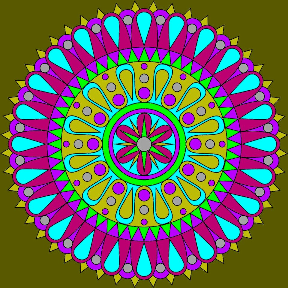 Digital symbol circle