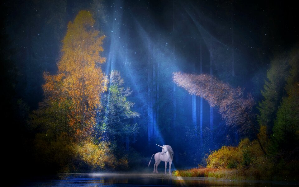 Mystical fantasy mythical animal