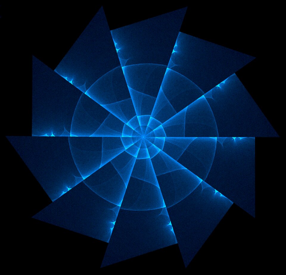 Spiral glow page