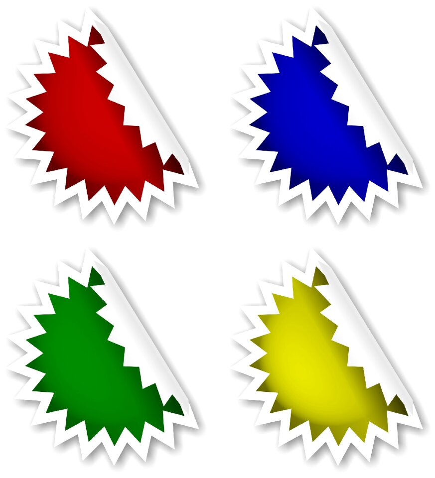Blank shapes symbols