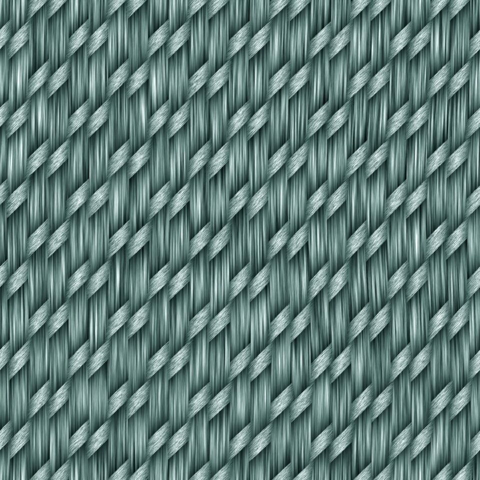 Texture cross weave braided