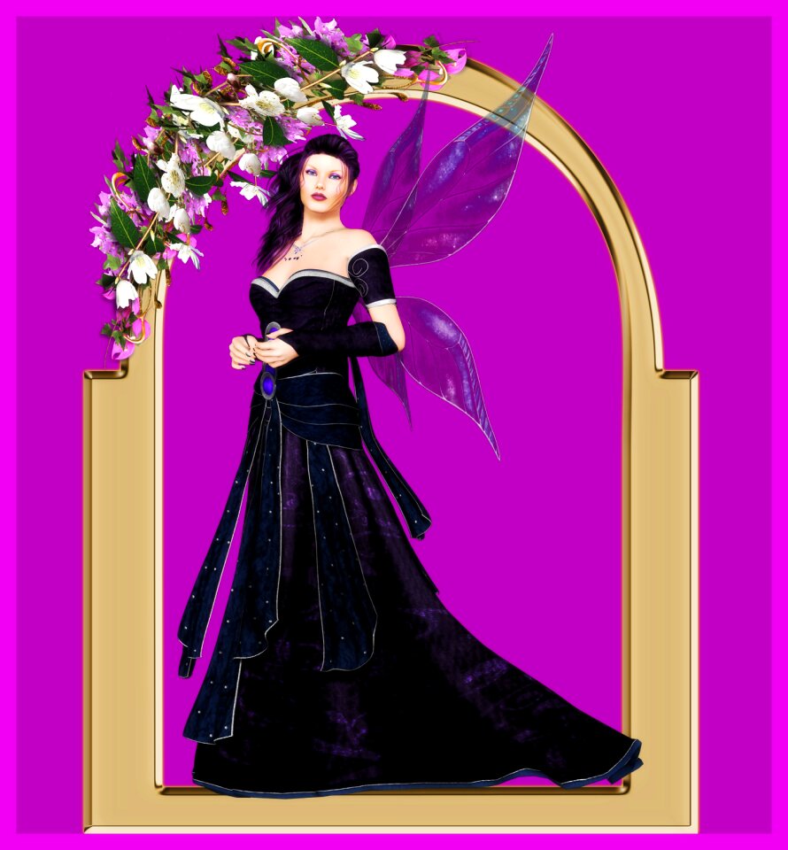 Fantasy fairytales long gown