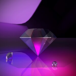 Glossy crystal jewelry