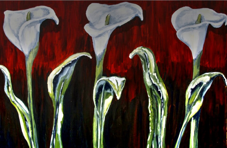 Acrylic paint canvas Free illustrations