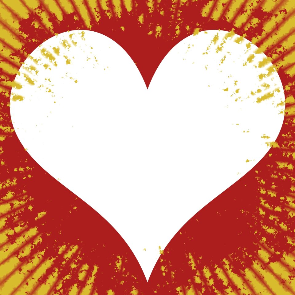 Frame love valentine